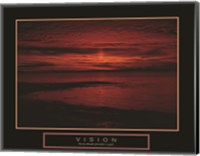 Framed Vision - Crimson Morning