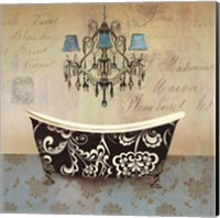 Framed French Vintage Bath II - Mini