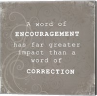Framed Encouragement Correction