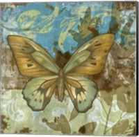 Framed Rustic Butterfly I