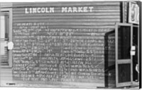 Framed Lincoln Market Winston Salem, North Carolina