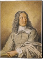 Framed Portrait of M. Quatrehomme du Lys