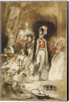 Framed Study for Sir David Baird Discovering the Body of Tipu Sahib