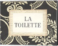 Framed La Toilette