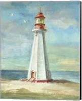 Framed 'Lighthouse III' border=