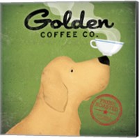 Framed 'Golden Dog Coffee Co.' border=