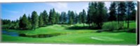 Framed Golf course, Edgewood Tahoe Golf Course, Stateline, Douglas County, Nevada, USA