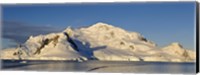 Framed Snowcapped mountain, Andvord Bay, Antarctic Peninsula