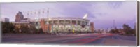 Framed Baseball stadium at the roadside, Jacobs Field, Cleveland, Cuyahoga County, Ohio, USA