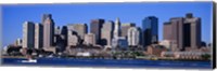 Framed Skyline, Cityscape, Boston, Massachusetts, USA,