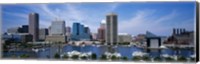 Framed Inner Harbor, Baltimore, Maryland