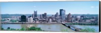 Framed Monongahela River Skyline, Pittsburgh