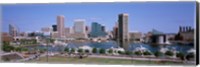 Framed Inner Harbor Skyline Baltimore MD USA