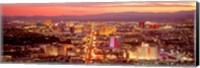 Framed Aerial Las Vegas NV USA