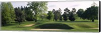 Framed Sand traps on a golf course, Baltimore Country Club, Baltimore, Maryland