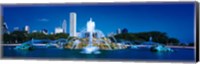 Framed Buckingham Fountain Chicago IL USA