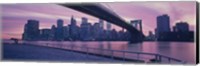 Framed Brooklyn Bridge New York NY
