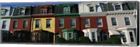 Framed Row Houses Philadelphia PA