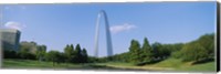 Framed Low angle view of a monument, St. Louis, Missouri, USA