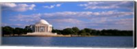 Framed Jefferson Memorial on the Waterfront, Washington DC