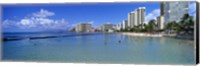 Framed Waikiki Beach Honolulu Oahu HI