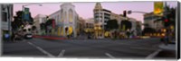 Framed Buildings in a city, Rodeo Drive, Beverly Hills, California, USA
