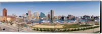 Framed Baltimore, Maryland skyline
