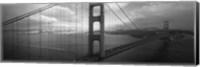 Framed High angle view of a bridge across the sea, Golden Gate Bridge, San Francisco, California