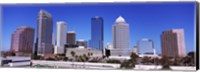 Framed Skyscrapers in a city, Tampa, Florida, USA