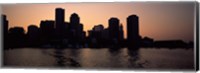 Framed Boston skyline, Massachusetts