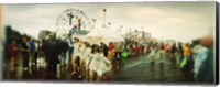 Framed People celebrating in Coney Island Mermaid Parade, Coney Island, Brooklyn, New York City, New York State, USA
