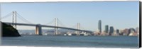 Framed Bay Bridge and Skyline, San Francisco Bay, San Francisco, California