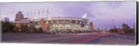 Framed Baseball stadium at the roadside, Jacobs Field, Cleveland, Cuyahoga County, Ohio, USA