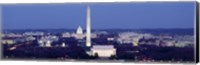 Framed High angle view of Washington DC