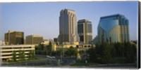 Framed Skyscrapers in a city, Sacramento, California, USA