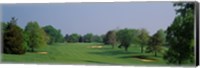 Framed Panoramic view of a golf course, Baltimore Country Club, Maryland, USA