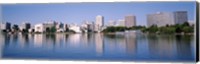 Framed Panoramic View Of The Waterfront And Skyline, Oakland, California, USA