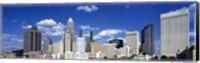 Framed Skyscrapers in a city, Charlotte, Mecklenburg County, North Carolina, USA