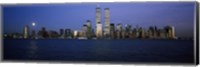 Framed Buildings at the waterfront, World Trade Center, Hudson river, Lower Manhattan, Manhattan, New York City, New York State, USA