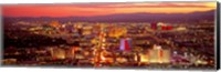 Framed Aerial Las Vegas NV USA
