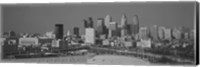 Framed Philadelphia Skyline (black & white)