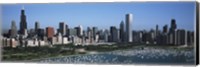 Framed Chicago Skyline with Water
