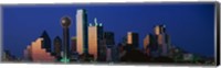 Framed Night, Cityscape, Dallas, Texas