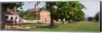 Framed People Standing On The Street, Williamsburg, Virginia, USA