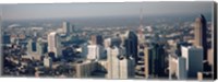 Framed High angle view of Atlanta, Georgia, USA
