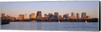 Framed Boston, Massachusetts skyline