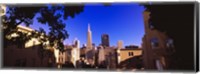 Framed Buildings in a city, Telegraph Hill, Transamerica Pyramid, San Francisco, California, USA