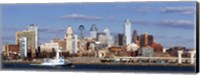 Framed Buildings at the waterfront, Delaware River, Philadelphia, Pennsylvania