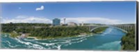 Framed Arch bridge across a river, Rainbow Bridge, Niagara River, Niagara Falls, Ontario, Canada