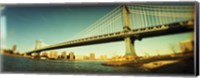 Framed Brooklyn Bridge In Front of Manhattan